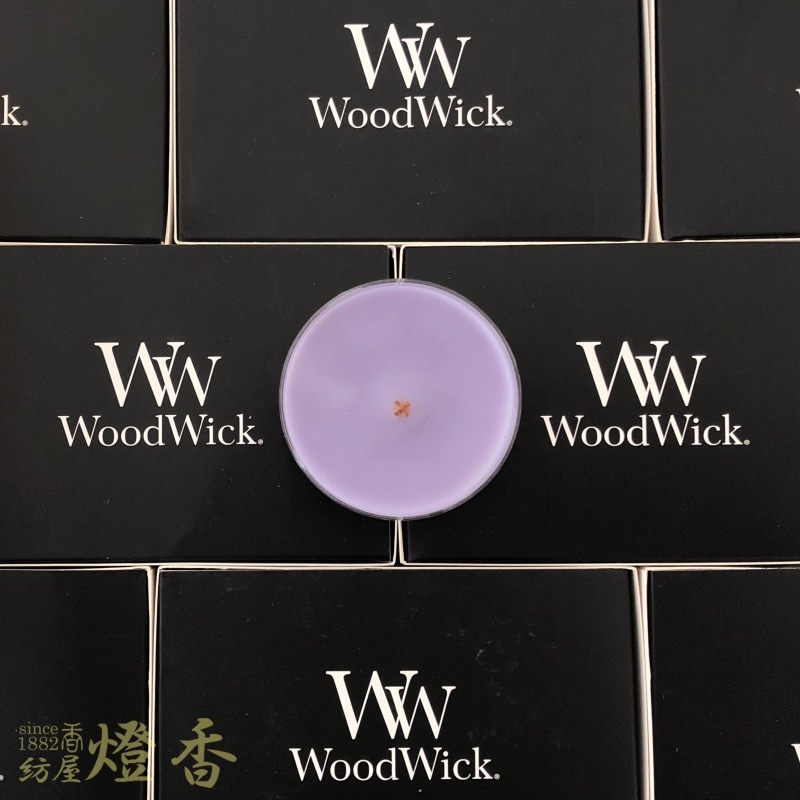 アロマキャンドル『ウッドウィック(WoodWick)【ラベンダースパ】』燃焼