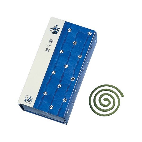 お香/お部屋焚き『源右衛門【香・梅小紋(こううめこもん)】うず巻12入