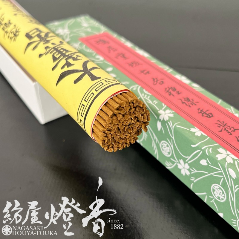 寺院用長尺線香『長尺巻香【上製・大薫香[細丸筋]/32cm】紙箱一把入[有