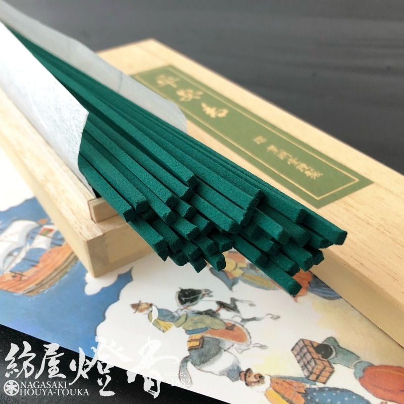 長尺線香『豊潤沈香薫【平安香(へいあんこう)-HEIANKO-】長寸桐箱バラ