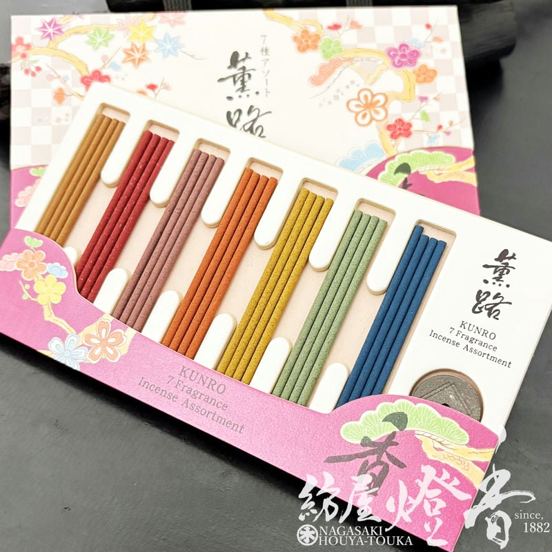 精灯炉挿電調光薫機大高創意香薫灯寝室香薫電燈美容室香薫 お香/部屋焚き『彩り豊かな香り【薫路・アソート7種の香り/ST7種28本