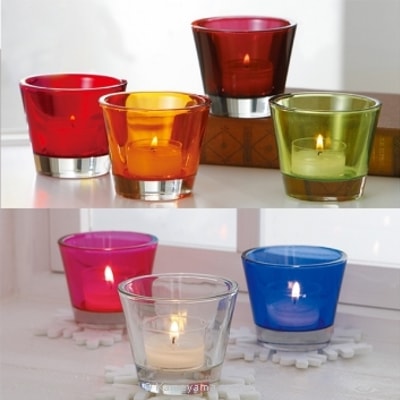 キャンドルホルダー/グラス『カラリス【グリーン】』 | 取扱いメーカー