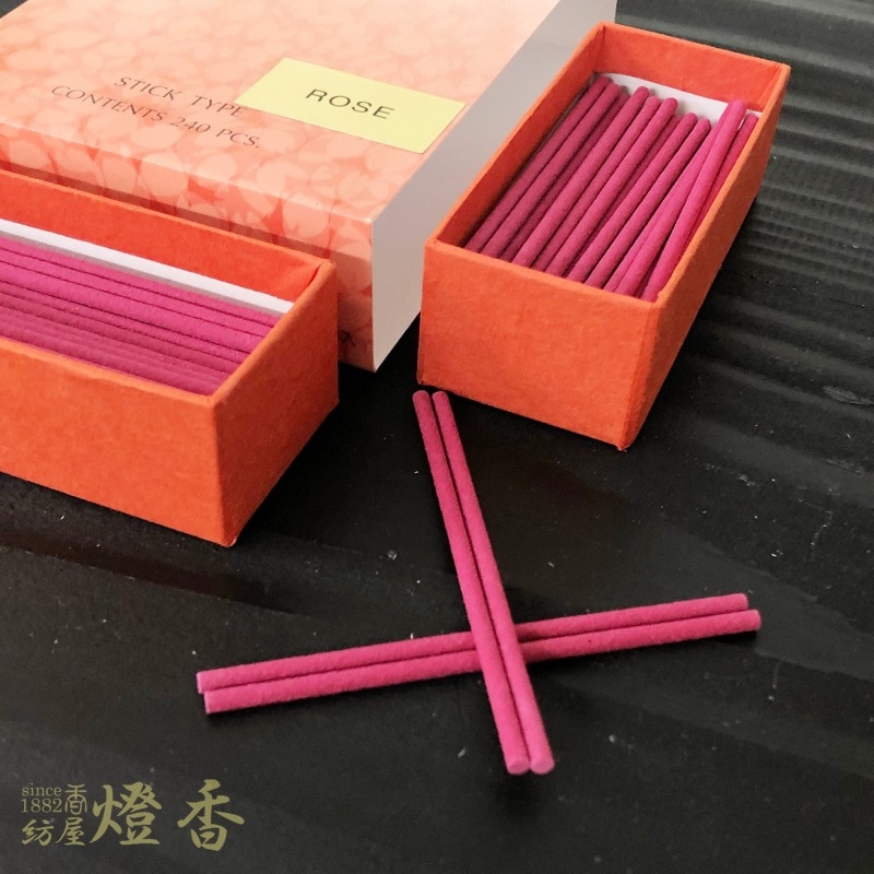 松栄堂のお香『香水香 花世界 ROYAL(ローヤル)【ローズ】徳用240本入