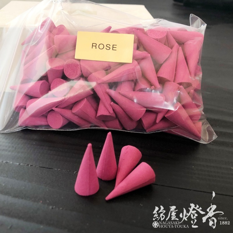 松栄堂のお香『香水香 花世界 ROYAL(ローヤル)【ローズ】徳用144粒入