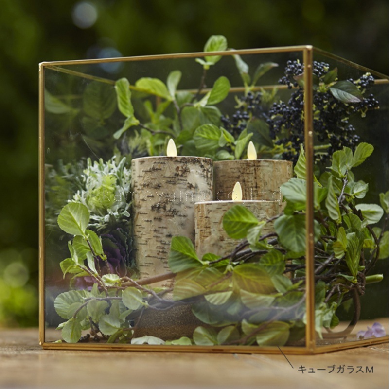 LEDキャンドル『LUMINARA(ルミナラ)【バーチピラー3．5×6