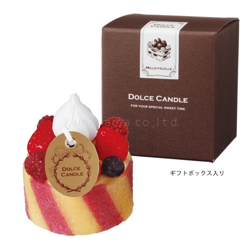 スイーツキャンドル『ドルチェキャンドル【ミックスベリー】[燃焼30分