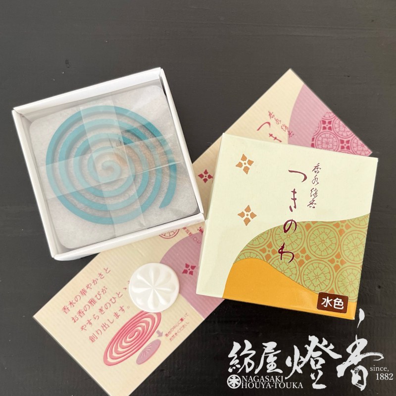 お香/室内香『香水線香【つきのわ-TSUKINOAWA-/水色(みずいろ