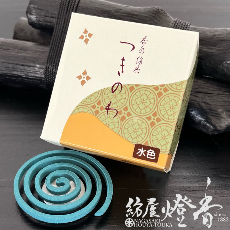 お香/室内香『香水線香【つきのわ-TSUKINOAWA-/水色(みずいろ)～ローズ