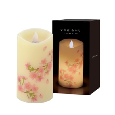 カメヤマのLEDローソク『いろはあかり【桜-sakura-】』 | 取扱い