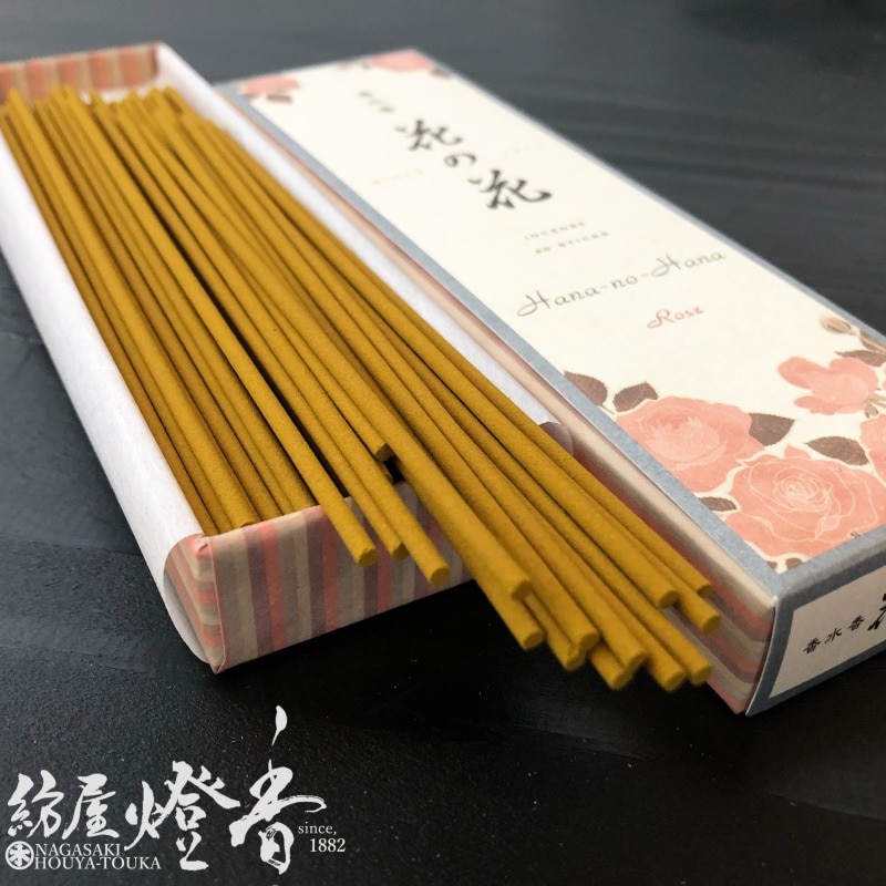 薔薇のお部屋専用 お香/部屋焚き『香水香・花の花【ばら-rose-】ステイック長寸40