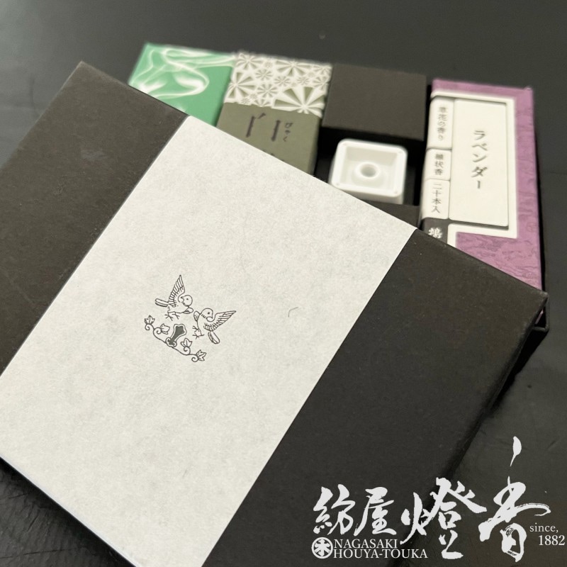 お香贈答用ケース『鳩居堂インセンス【ギフトボックス・3個入用】紙箱