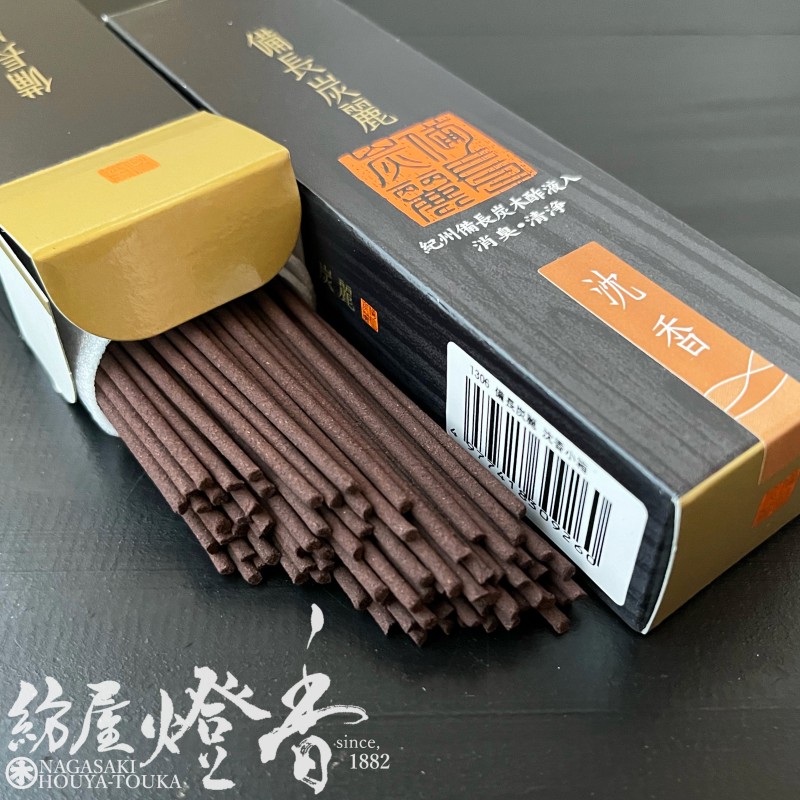 梅薫堂 備長炭麗 白檀ミニ寸 50g （4977418876007） ×150点セット 梅薫堂備長炭麗 白檀ミニ寸 ５０Ｇ ( 仏事 煙の少ないお