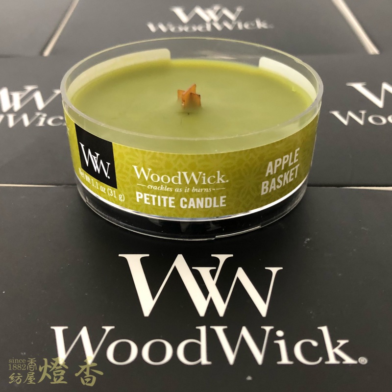 ウッドウイック　アップルバスケット アロマキャンドル『ウッドウィック(WoodWick)【アップル