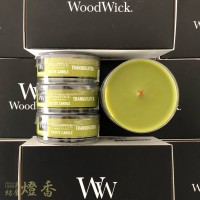 アロマキャンドル『ウッドウィック(WoodWick)【トランクィリティ】6個セット』燃焼6時間|カメヤマローソク|取扱いメーカー