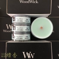 アロマキャンドル『ウッドウィック(WoodWick)【ピュアコンフォート】6個セット』燃焼6時間|カメヤマローソク|取扱いメーカー