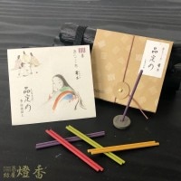 松栄堂のお香『源氏かおり抄【帚木品定め(ははきぎしなさだめ)】』4種20本入|松栄堂|取扱いメーカー