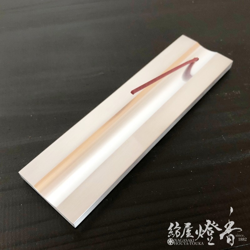 香立/香皿『シンプルデザイン【インセンススタンド/シルバー】紙箱