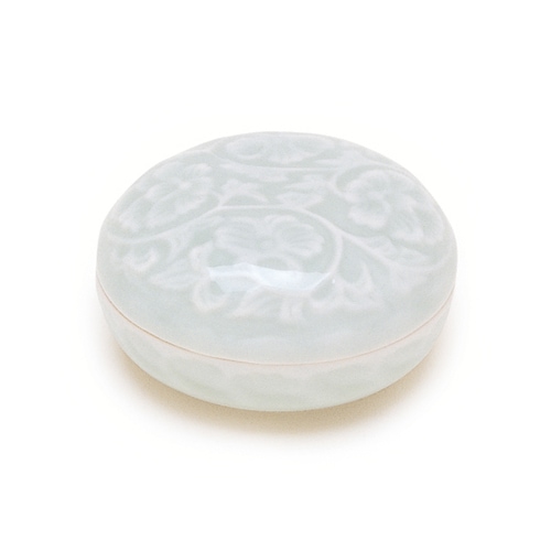 中国古玩 青磁香合 青瓷香盒 青釉貫入 盒子 木箱付 唐物 蓋物 蓋合 香道具 中国古玩 青磁香合 青瓷香盒 青釉貫入 盒子 木箱付 唐物 蓋物