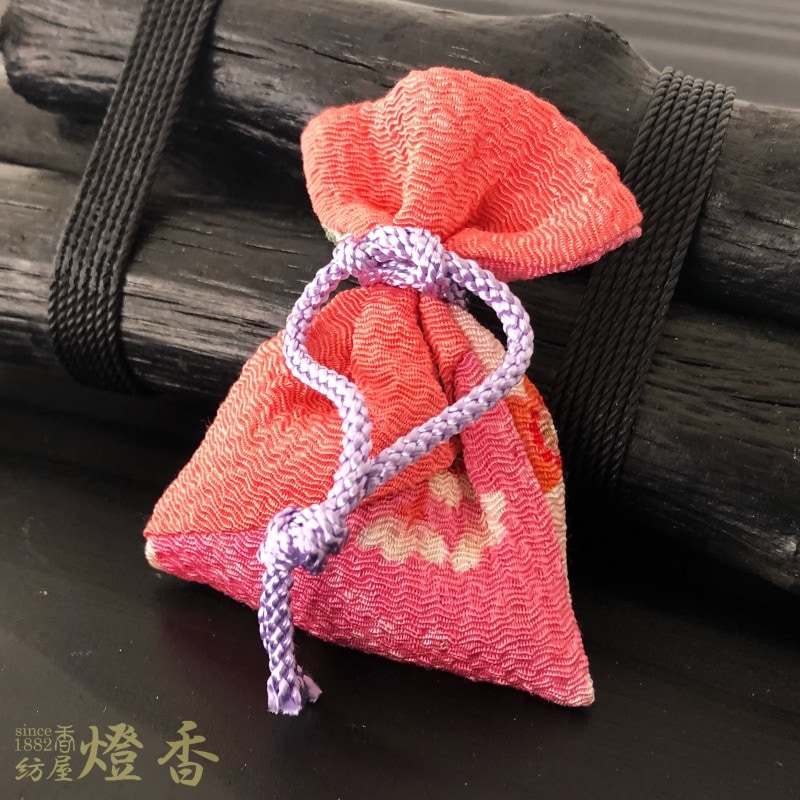 匂い袋/匂香『ちりめん袋【白檀-SANDALWOOD-】綿織布一入[携帯用]』大