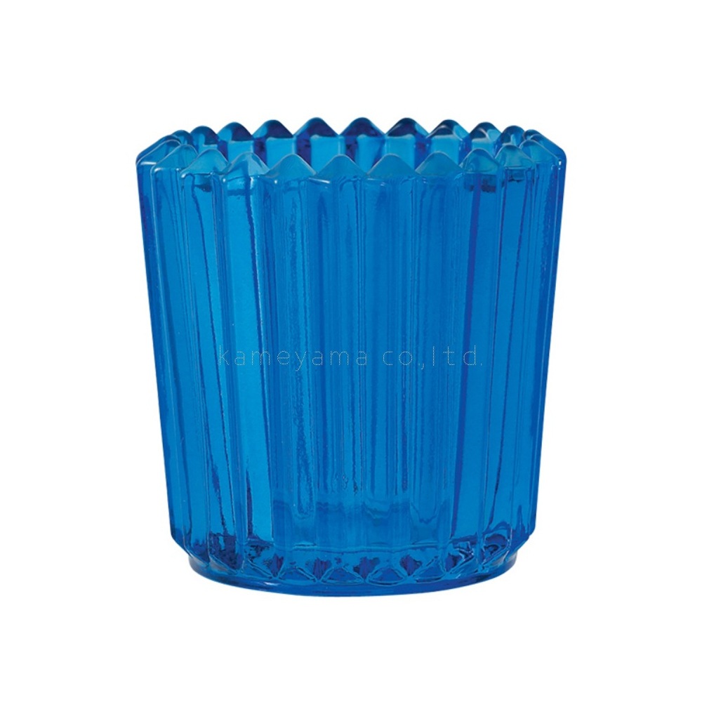 キャンドルホルダー/グラス『ソレイユ【BL．ブルー