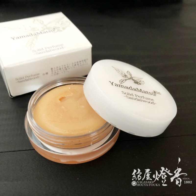 山田松香木店の香クリーム『ソリッドパフューム【白檀】紙箱10g入