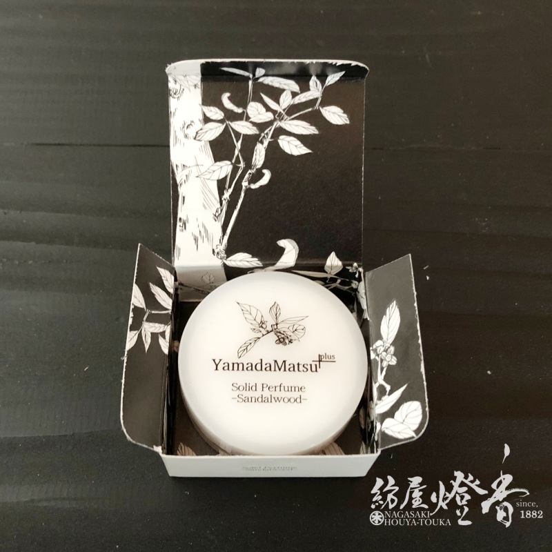 山田松香木店の香クリーム『ソリッドパフューム【白檀】紙箱10g