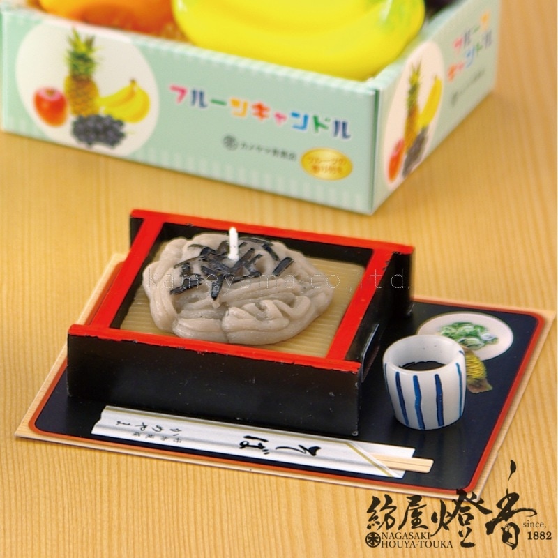 故人の好物ローソク『ざるそばキャンドル』カメヤマローソク | 取扱い
