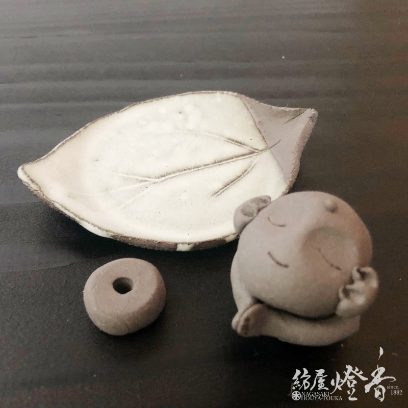 香器/香立『お地蔵さん[香立て・香皿セット]スティックタイプ』山田