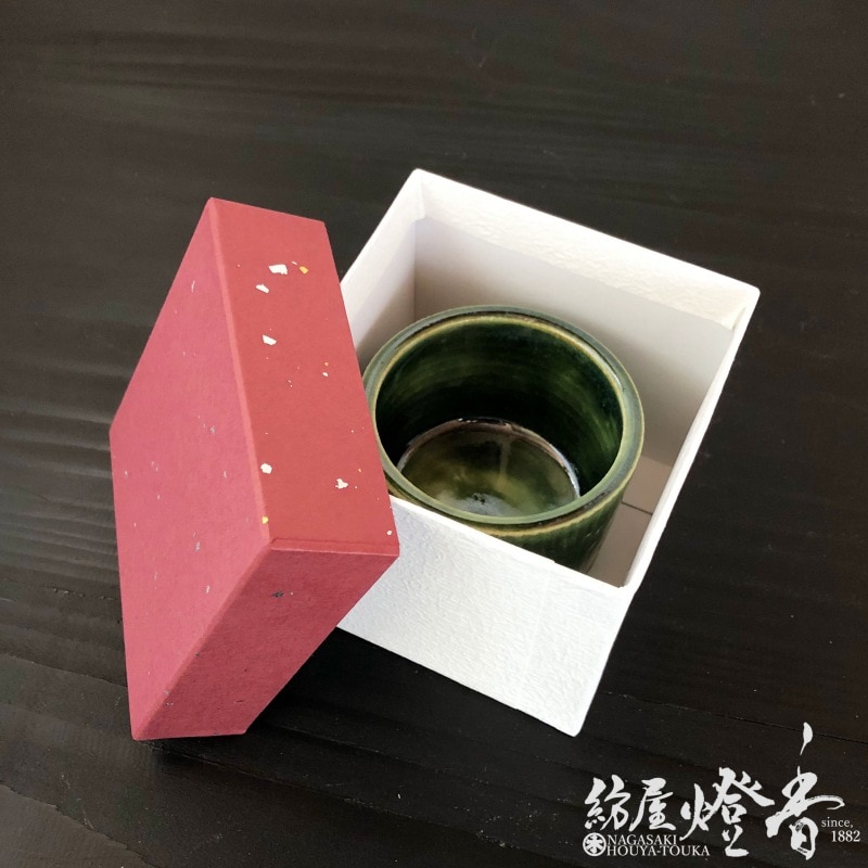 香器『聞香炉【織部釉(おりべゆう)】[京焼・清水焼/陶化]聞香用