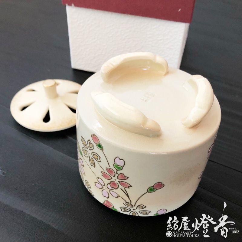 香器『香炉【薫風(くんぷう)】[京焼・清水焼/安恒]空焚用』龍心