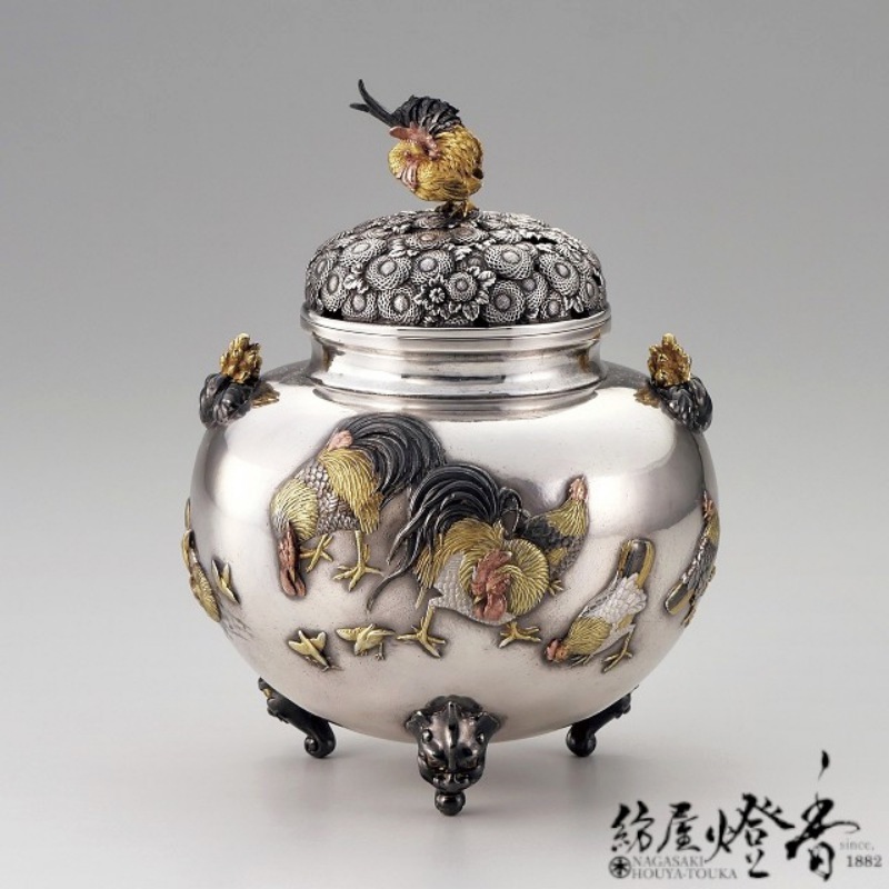 高岡銅器 香炉 三足 獅子 札幌市東区 新道東店