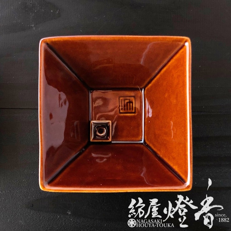 香器『縁シリーズ【縁香器-YUKARI-/飴釉色】香立て&香皿[瀬戸焼]』日本