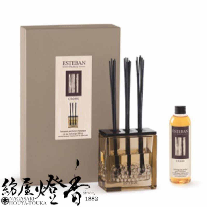 アロマディフューザー『ESTEBAN【セダー[CEDRE]】コフレラタンブーケ