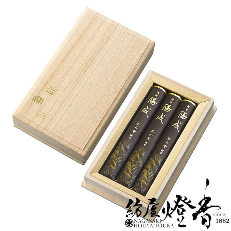 高級進物線香『沈水香木【沈香・陽成(ようぜい)-JINKO・YOZEI-】桐箱短