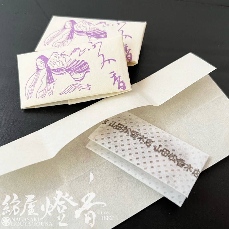 文香/匂い袋『王朝シリーズ【王朝文香/5個入】紙袋入[手紙/財布/名刺