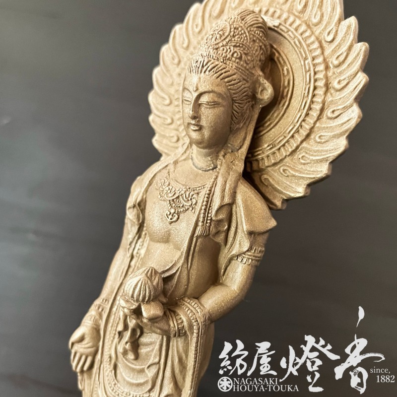 副葬品『パラフィンワックス製【ゆめさき観音像(ゆめさきかんのんぞう