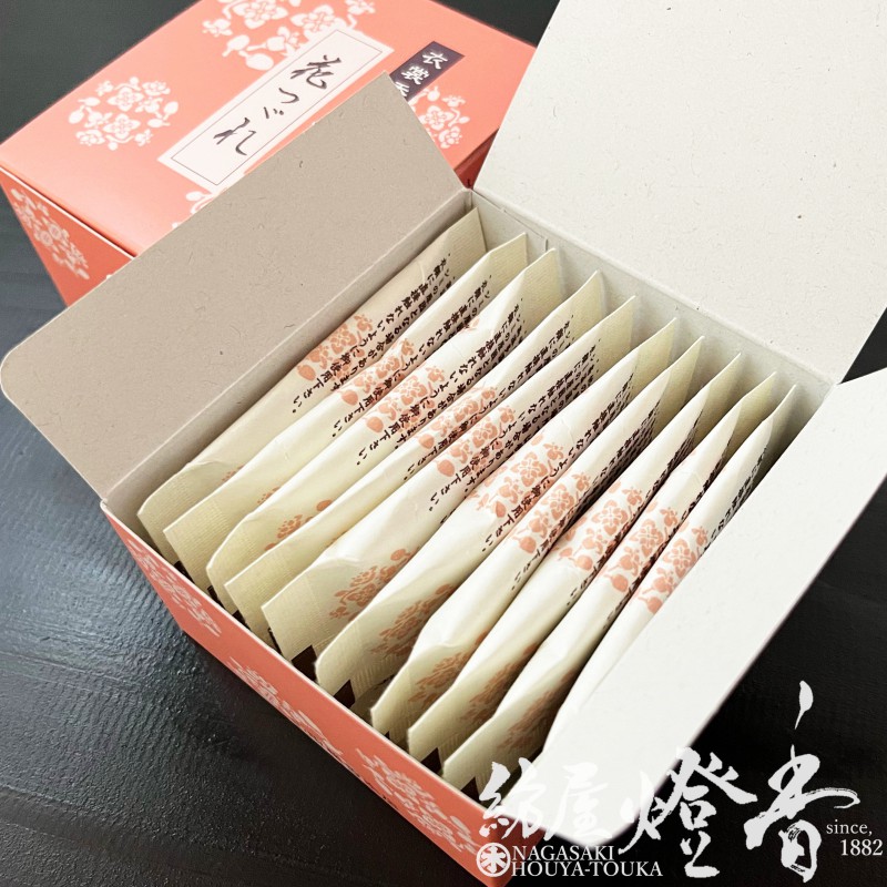 収納用匂い袋『防虫香【衣裳香・花つづれ-HANATSUDURE-/10入】紙箱