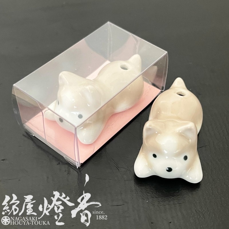 香器/香道具『キュートな香立【動物香立シリーズ・子犬(こいぬ)】プラ