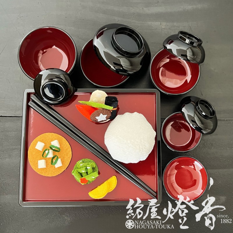 お盆　御膳　花ごよみ9号半月折膳　銘々皿　銘々膳 お盆 御膳 花ごよみ9号半月折膳 銘々皿 銘々膳 お盆御膳花ごよみ9