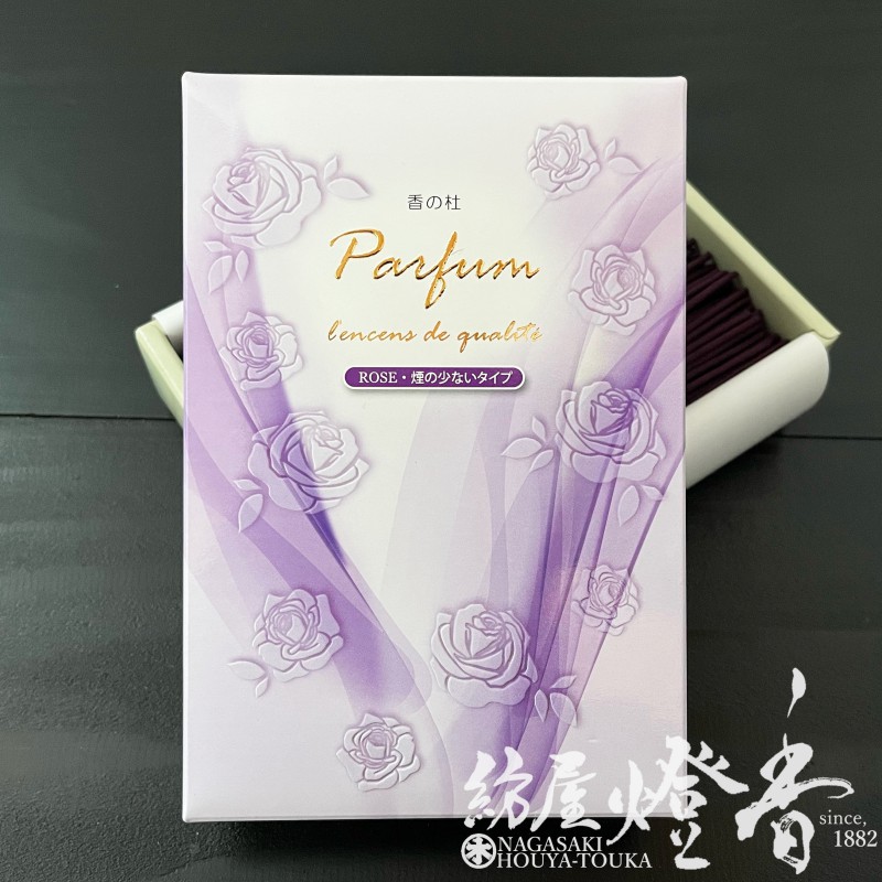 お線香『香の杜(かおりのもり)【パルファン・ROSE-Parfum-】短寸大バラ