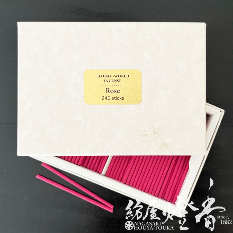 お香/くつろぎ『六種花世界-FLORAL WORLD-【ローズ-ROSE-/ST240本入