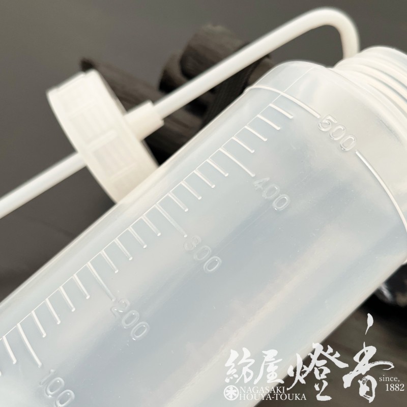 オイルボトル『リキッドキャンドル用補充ボトル【注入器/500ml