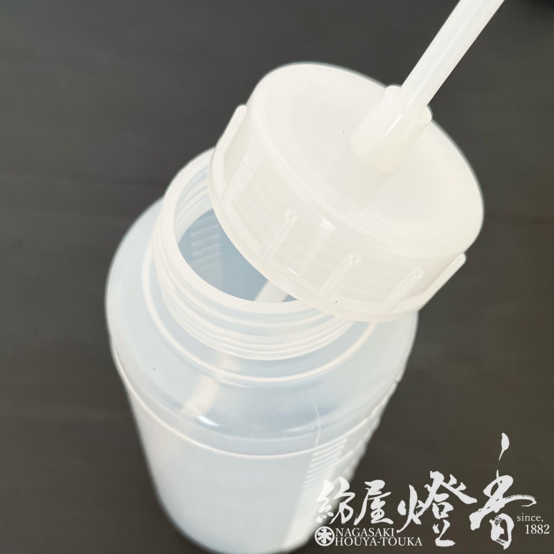 オイルボトル『リキッドキャンドル用補充ボトル【注入器/500ml