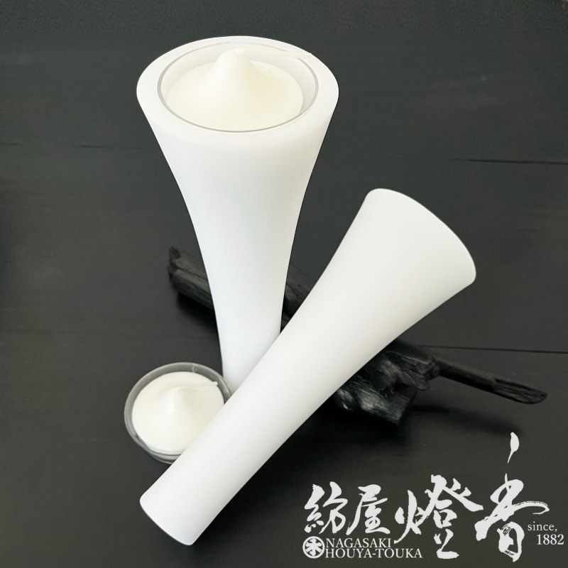 カートリッジ式ローソク『和蝋型【逢灯(あいとう)-AITO-/Lサイズ/1対