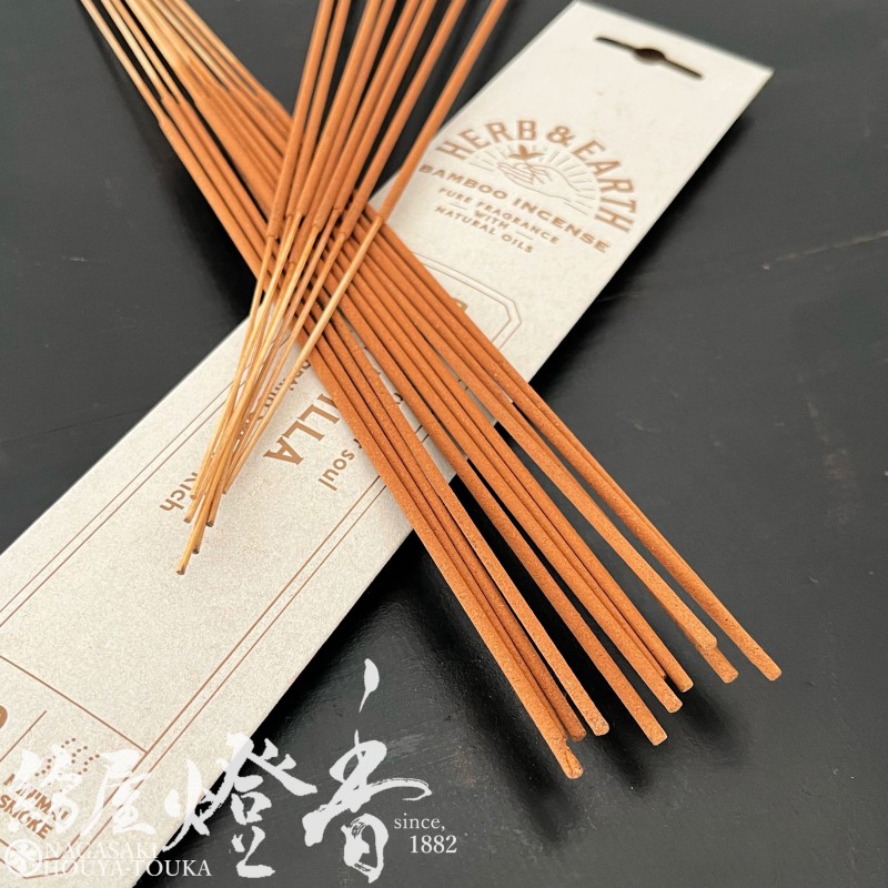 バンブーインセンス『HERB＆EARTH【NO,12/バニラ-VANILLA-/20本入】竹