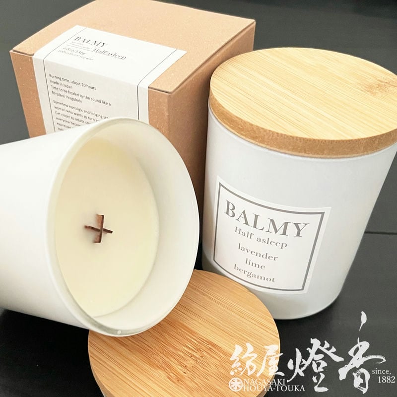 �����ޥ����ɥ��100%NATURAL��BALMY Candle[ Half asleep ]�ۻ�Ȣ��[ǳ��20����/�ڿ�]��Nez reflet