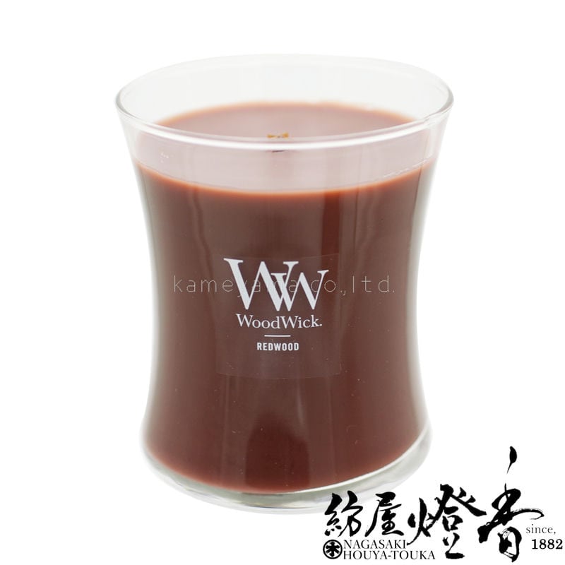 アロマキャンドル『音と香りと灯りのハーモニー【WoodWick[レッド