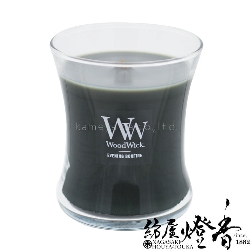 �����ޥ����ɥ�ز��ȹ�������Υϡ���ˡ���WoodWick[���֥˥󥰥Х�ե�����-EVENING BONFIRE-]/JarM�ۻ�Ȣ��[ǳ��55����/�ڿ�]�٥��åɥ����å�