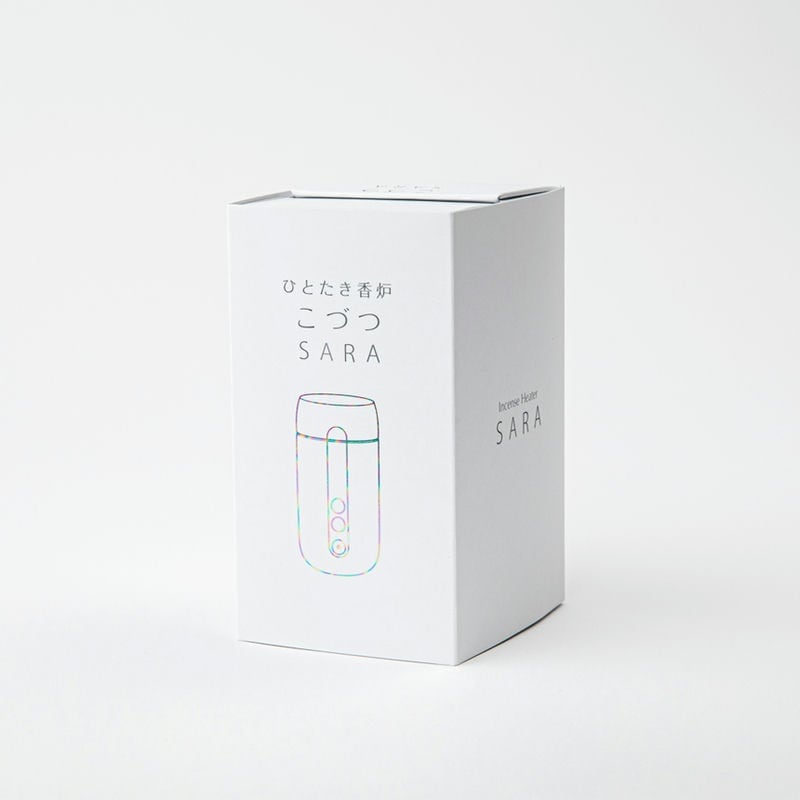 電子香炉/香道具『充電式電気香炉【ひとたき香炉・こづつSARA/白色