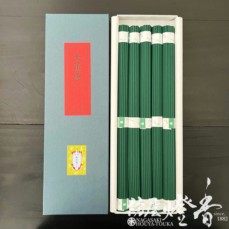 長尺線香『寺院用【大薫香・梅印(うめじるし)-UMEJIRUSHI-/丸筋5把